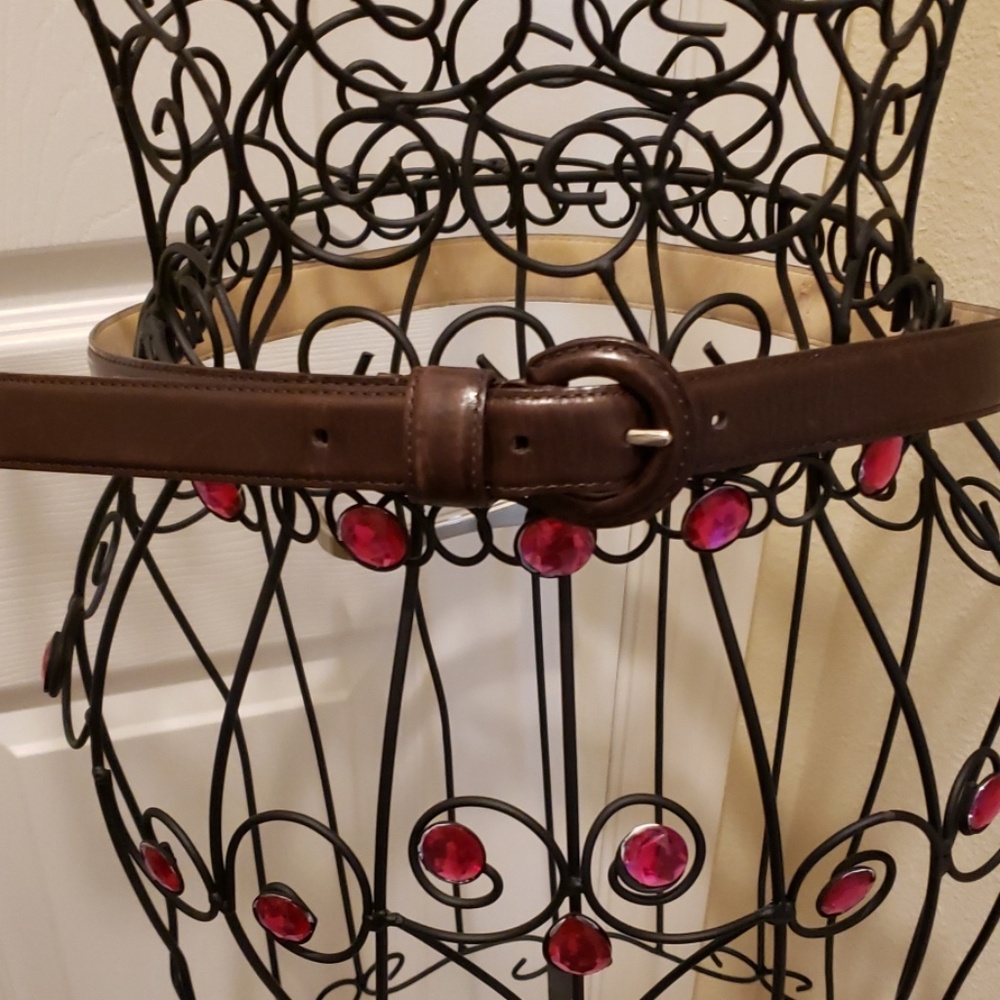 Via Spiga Brown Italian Leather belt Sz Med